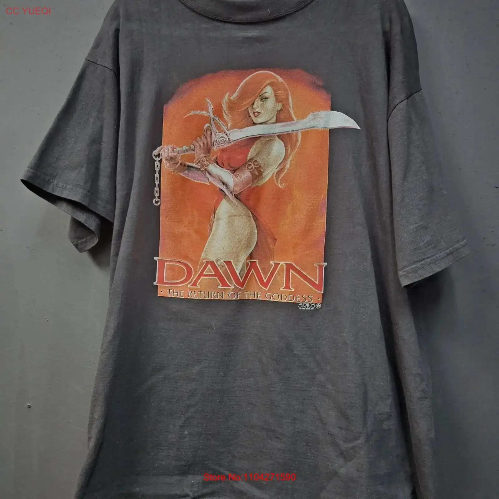 Vintage Fashion Victim - Kaos Vintage Dawn Tahun 1990-an Ukuran