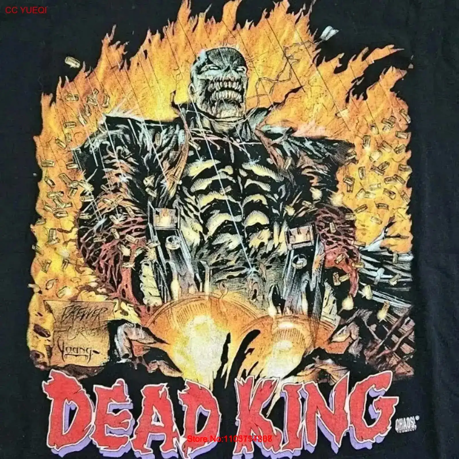 Vintage Fashion Victim - Kaos Vintage 90an Choas Comics Dead