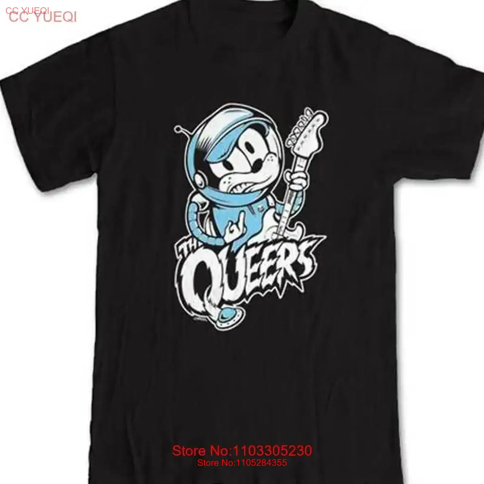 Vintage Queer Fashion - Kaus Hitam Band Rock The Queers
