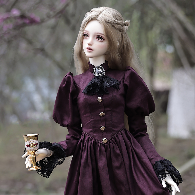 Vintage Fashion Dolls - Boneka Elina BJD 1/3 Wanita Elegan