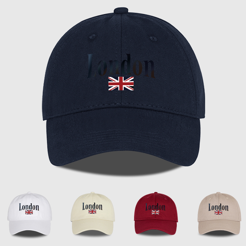 Vintage Fashion London - Topi Bisbol Motif Union Jack London