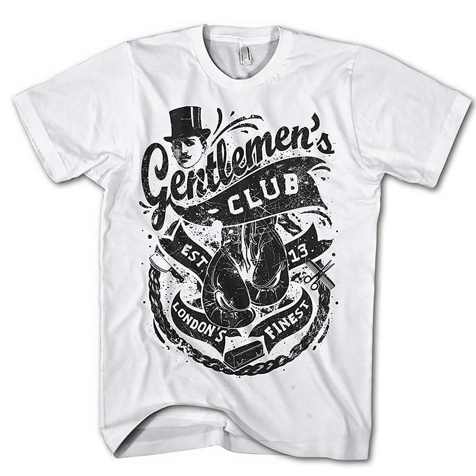 Vintage Fashion London - Kaos Pria Gentleman Boxing Club London