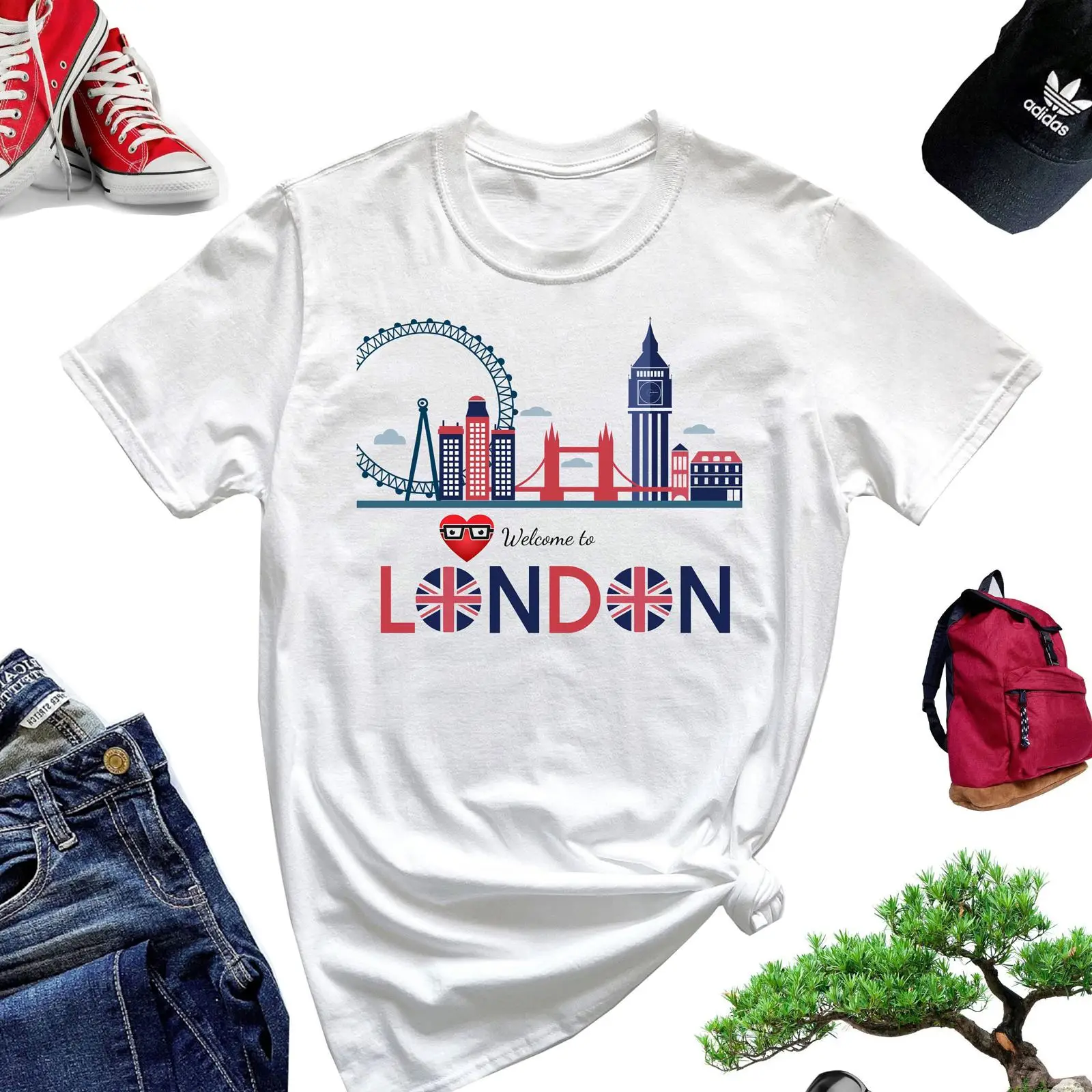 Vintage Fashion London - Selamat Datang di London T Shirt