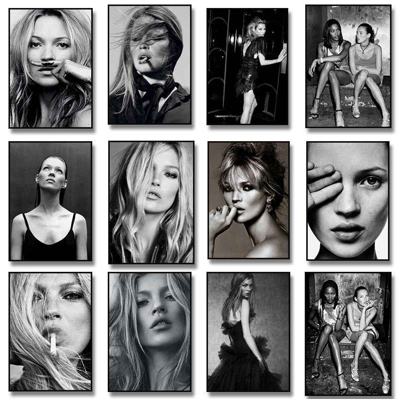 Vintage Fashion Photography - Poster Seni Fotografi Retro Vintage Merokok