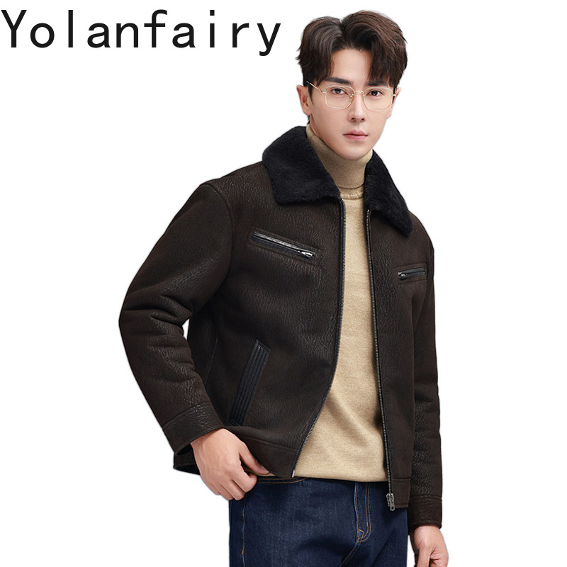 YOLANFAIRY Mantel Bulu Alami M - Vintage Fashion Jacket ulasan dan harga