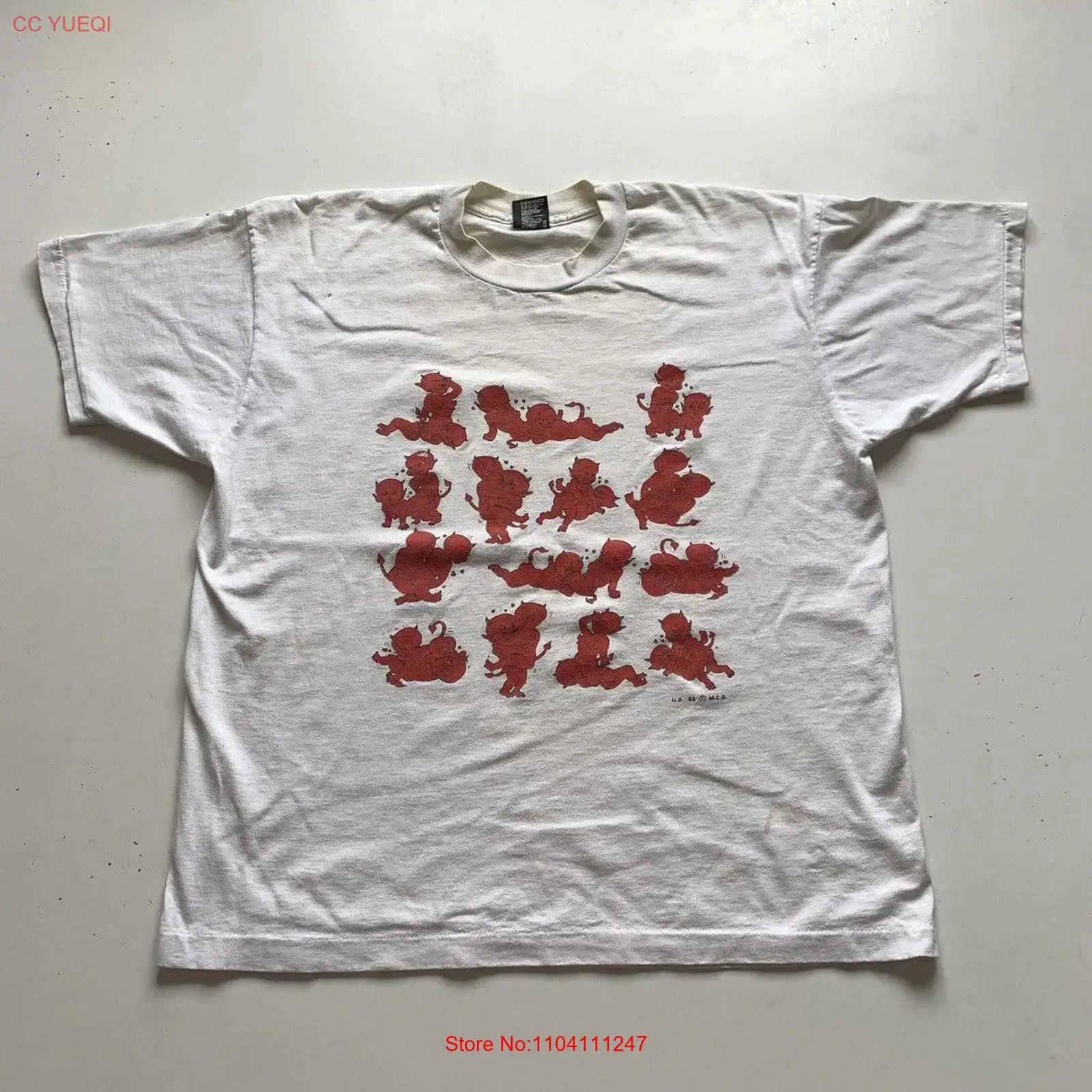 Kaos Vintage 1990-an Devil Sex - Vintage Fashion Victim ulasan dan harga