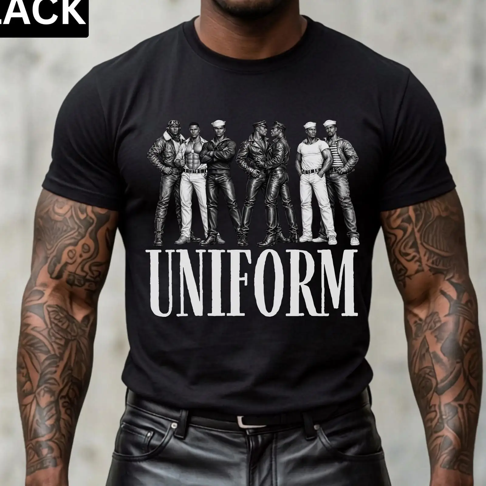 Kaos Seragam Terinspirasi Tom  - Vintage Queer Fashion ulasan dan harga
