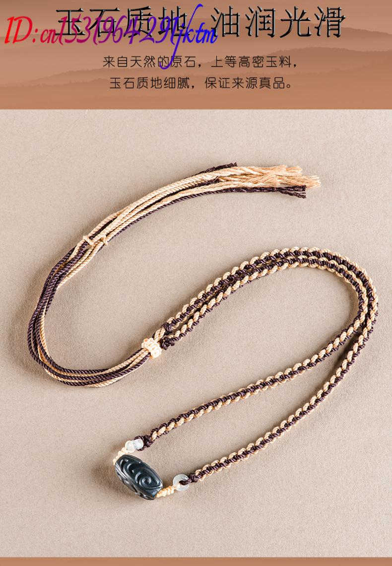 Kalung Liontin Manik Ukiran Gi - Vintage Fashion Accessories ulasan dan harga