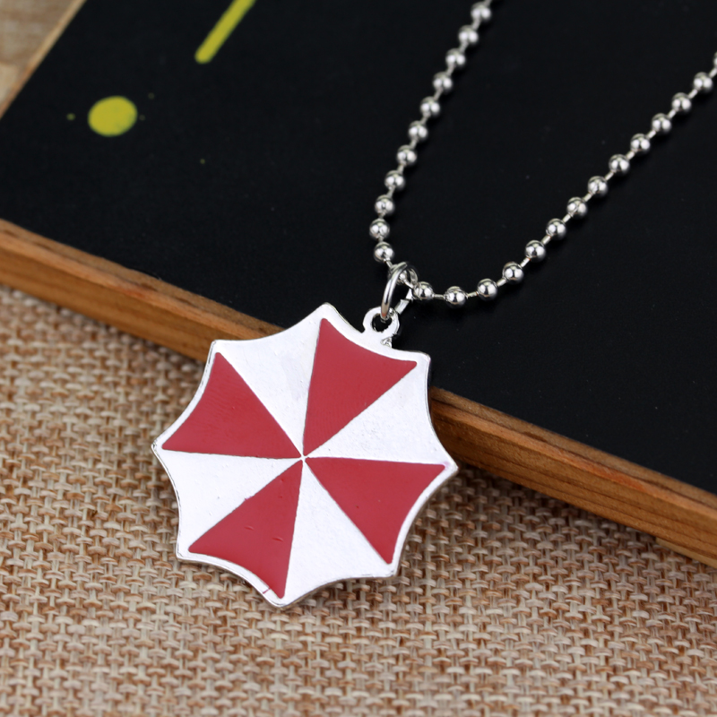 Kalung Liontin Payung Merah Ga - Vintage Fashion Accessories ulasan dan harga