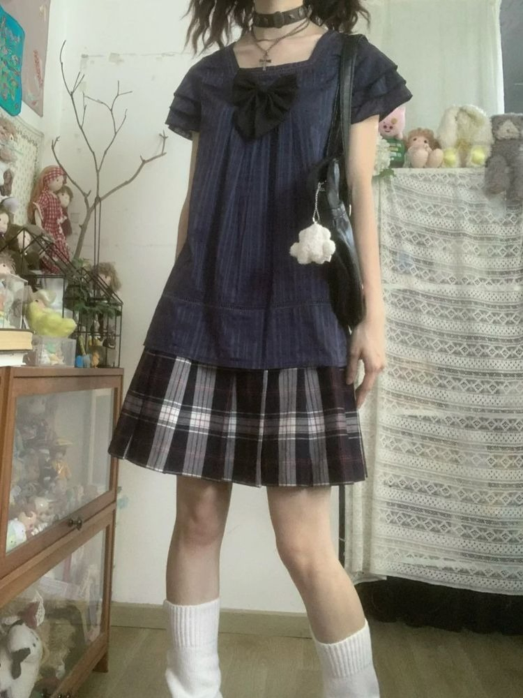 Set Dua Potong Gaya Jepang Vin - Vintage Fashion Japan ulasan dan harga