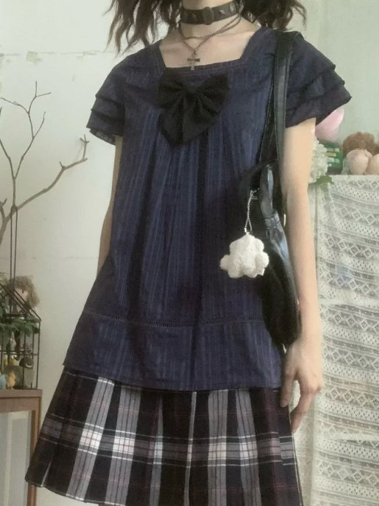 Set Dua Potong Gaya Jepang Vin - Vintage Fashion Japan ulasan dan harga