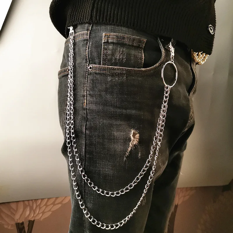 Sabuk Rantai Logam Punk dengan - Vintage Fashion Outfit ulasan dan harga
