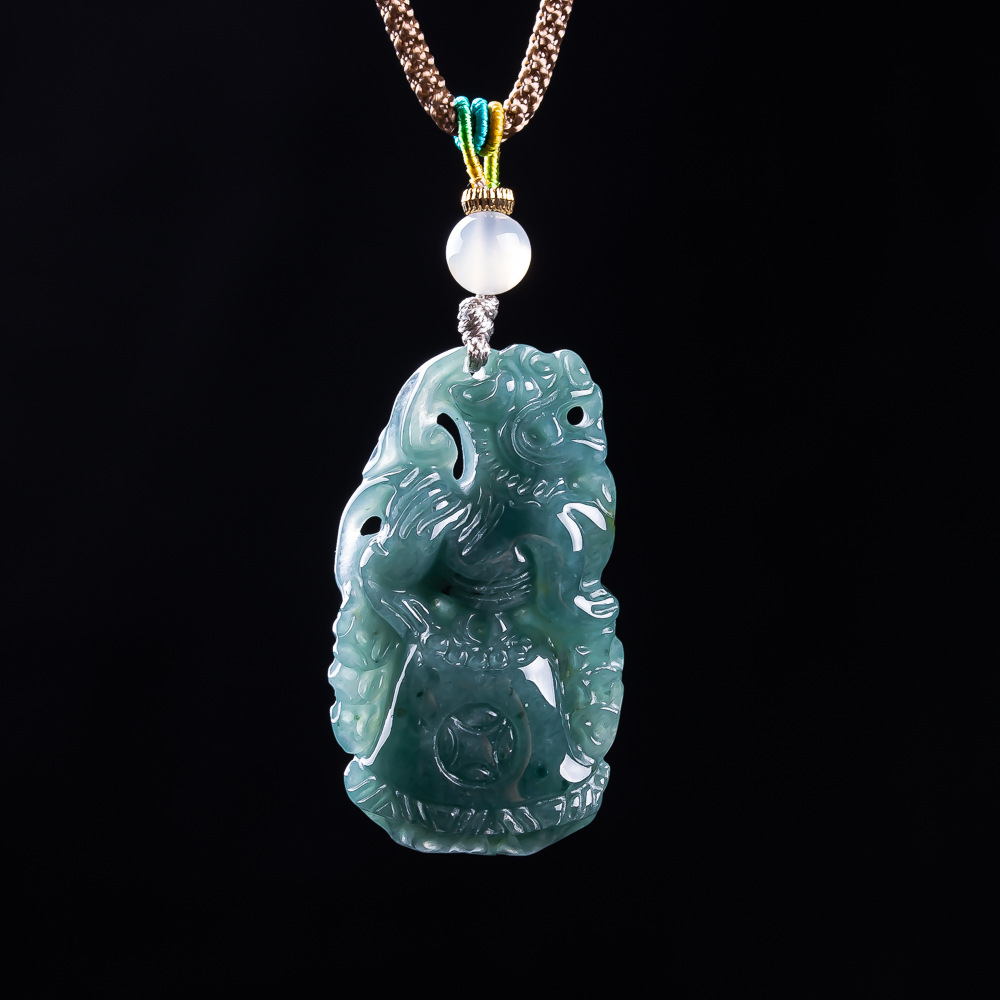 Liontin Pixiu Giok Burma Desai - Vintage Fashion Accessories ulasan dan harga