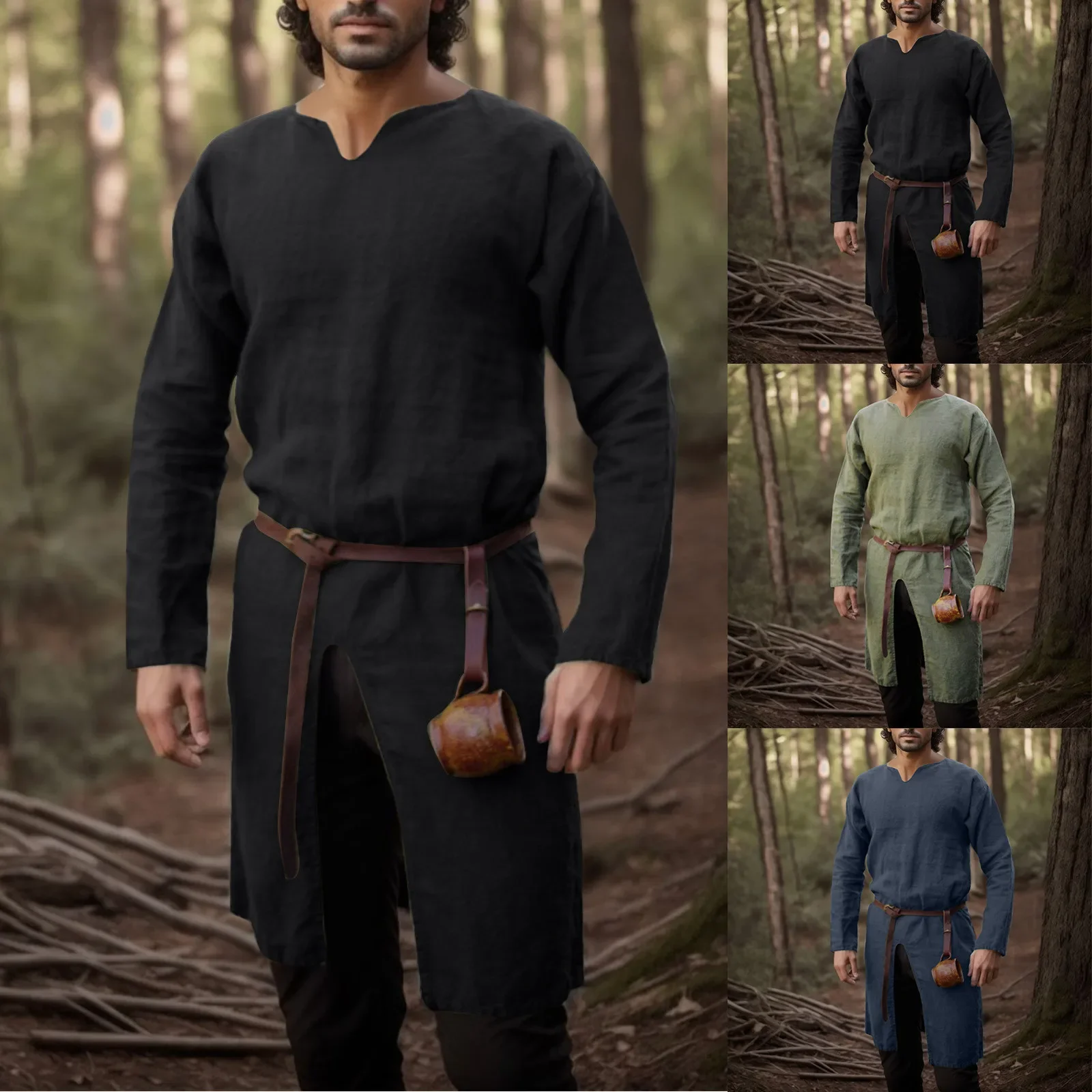 Kemeja Retro Renaisans Abad Pe - Vintage Fashion Jacket ulasan dan harga