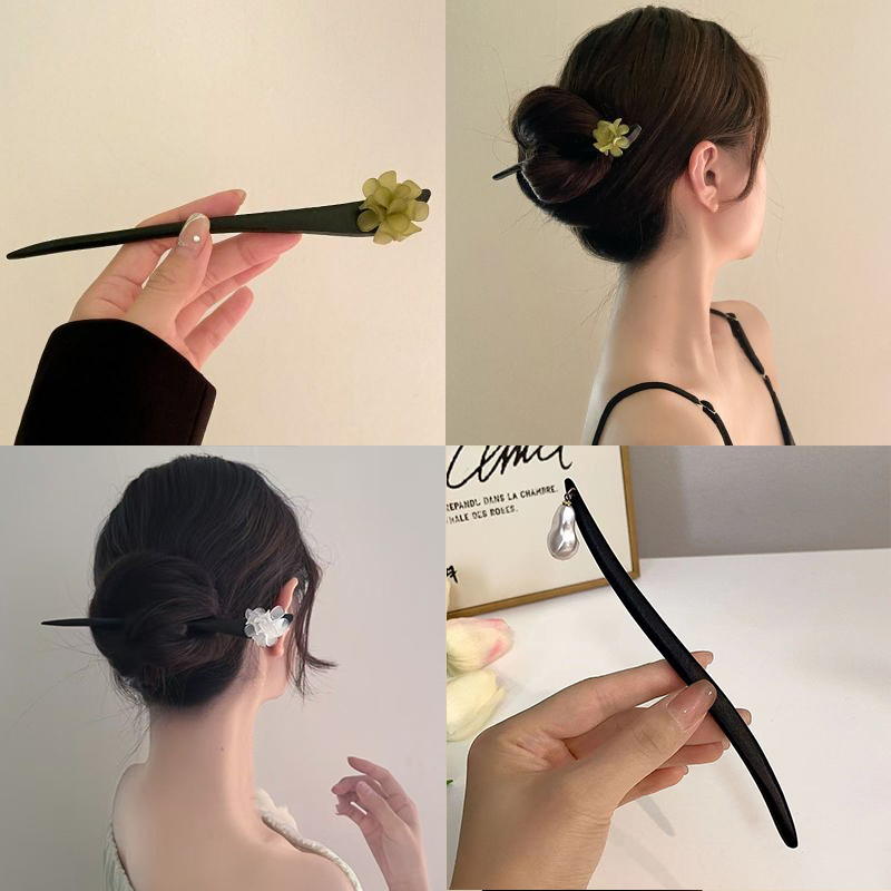 Jepit Rambut Mutiara Stik Ramb - Vintage Fashion Outfit ulasan dan harga