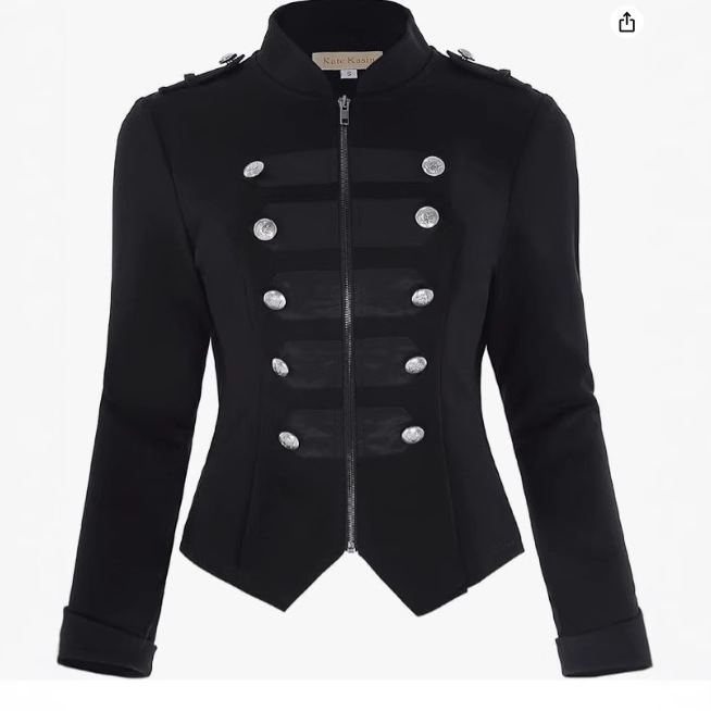 Jaket Punk Gotik Wanita Slim F - Vintage Fashion Jacket ulasan dan harga