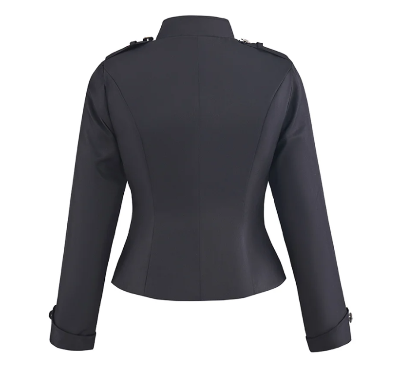 Jaket Punk Gotik Wanita Slim F - Vintage Fashion Jacket ulasan dan harga