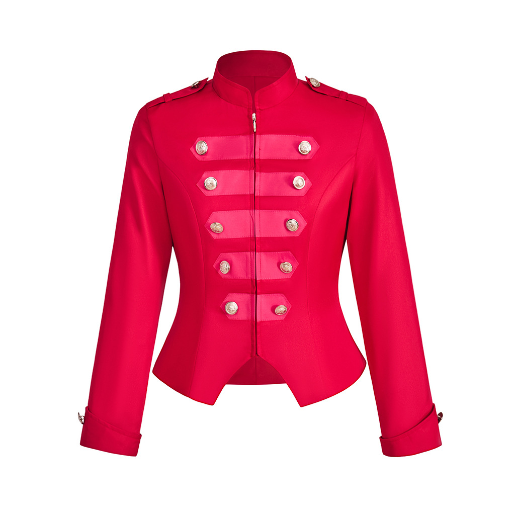 Jaket Punk Gotik Wanita Slim F - Vintage Fashion Jacket ulasan dan harga