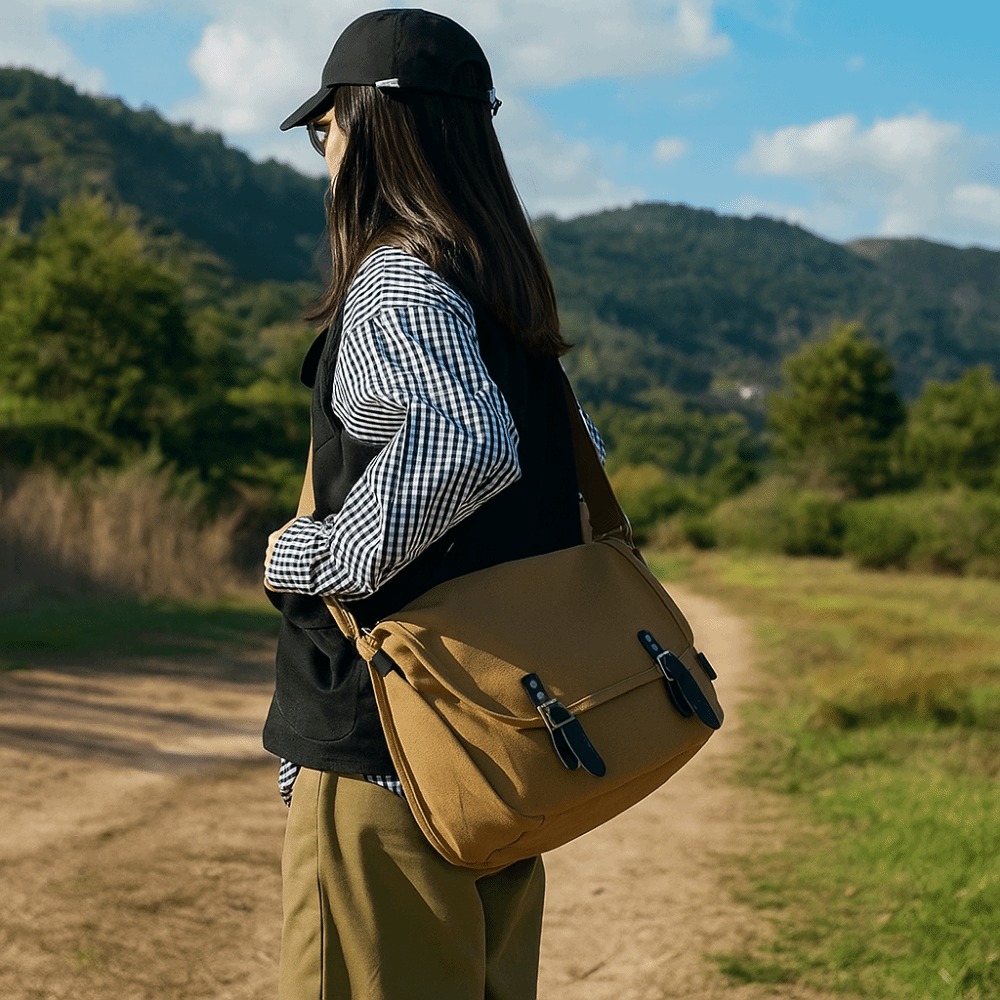 Tas Bahu Vintage Gaya Pasangan - Vintage Fashion Japan ulasan dan harga