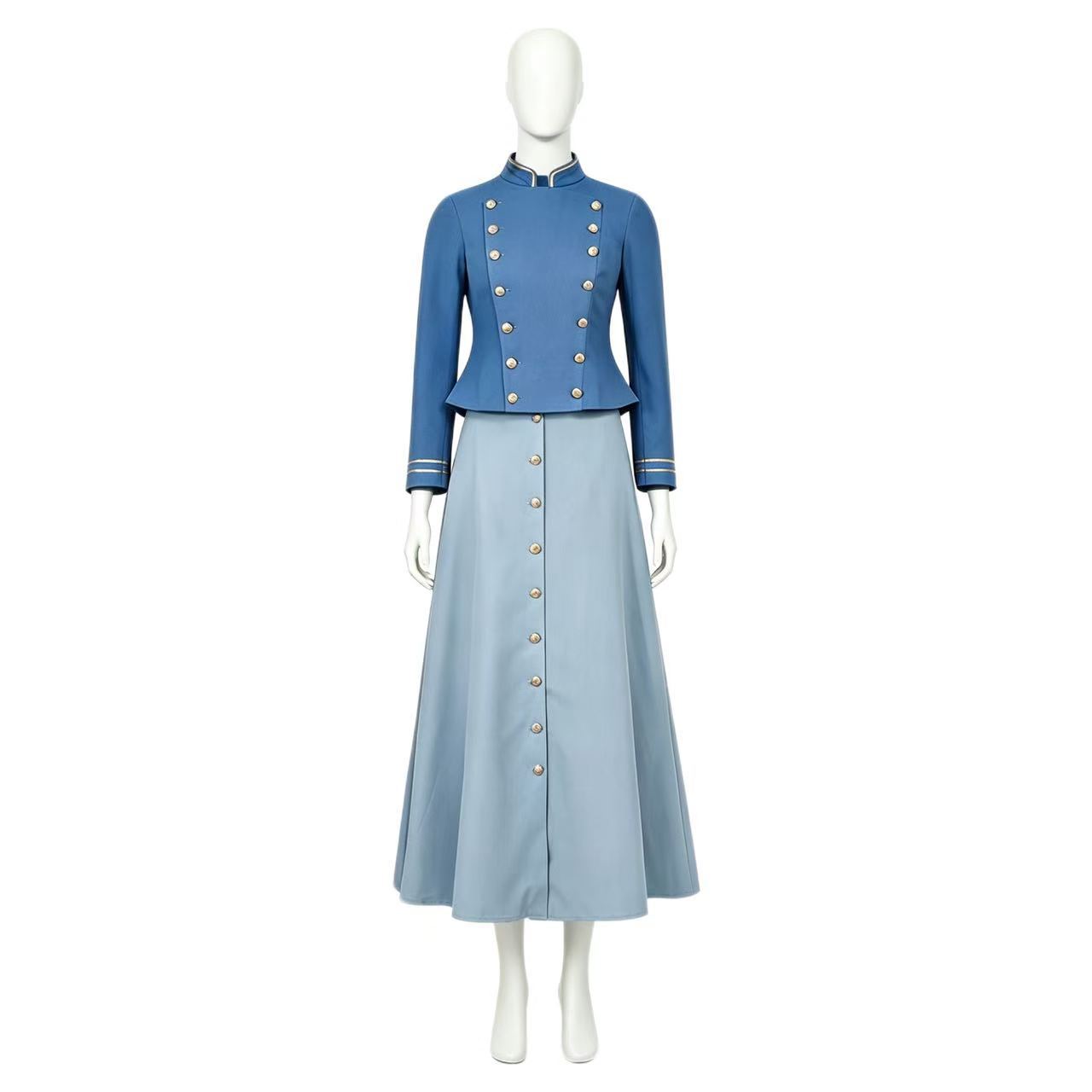 Kostum Cosplay Film WHH Enola, - Vintage Fashion Jacket ulasan dan harga