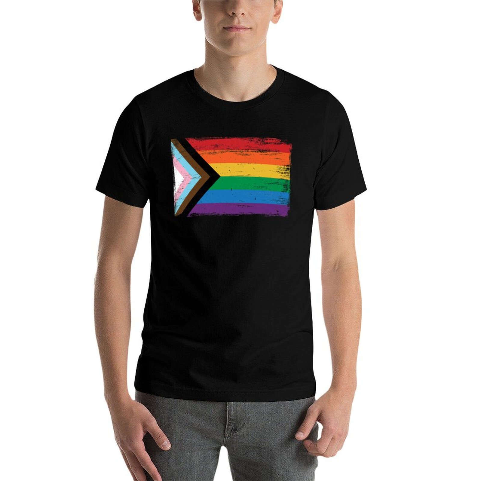 LGBTQ - Progress Pride Flag -  - Vintage Queer Fashion ulasan dan harga
