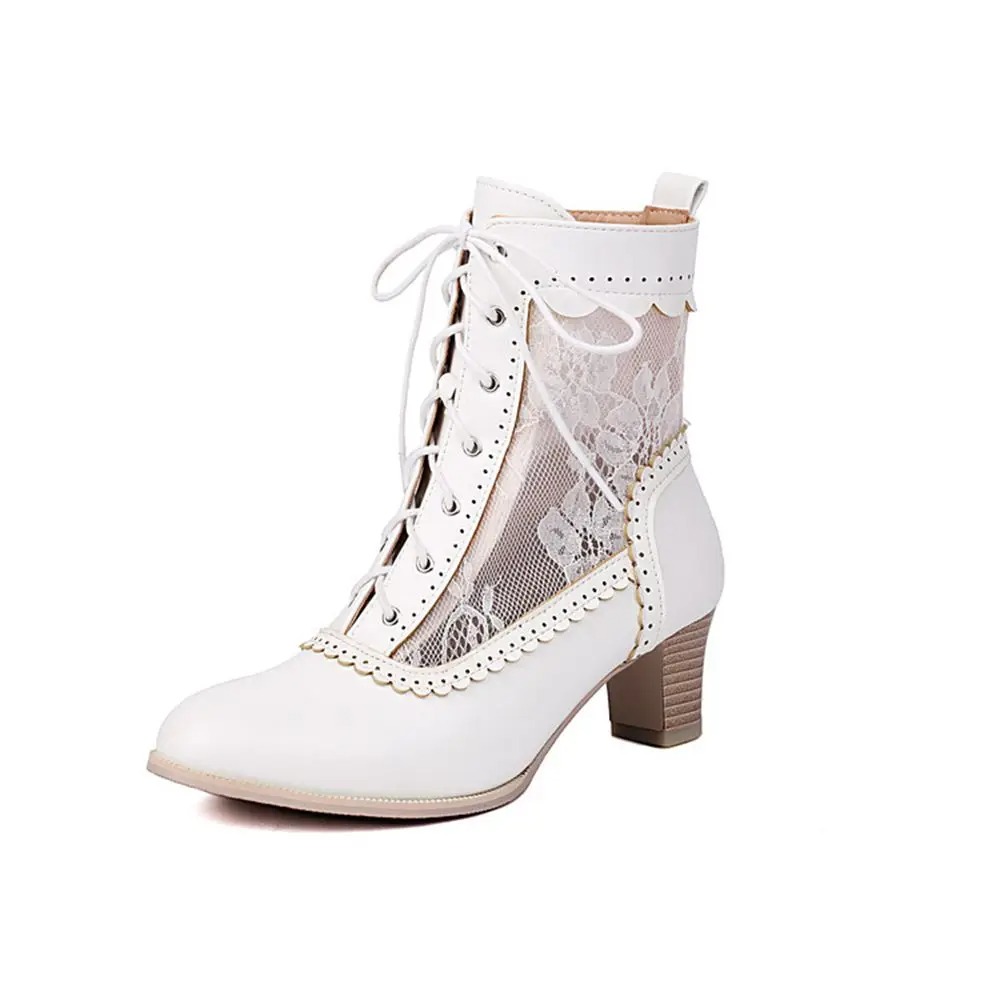 Sepatu Bot Pergelangan Kaki Mo - Vintage Fashion Outfit ulasan dan harga