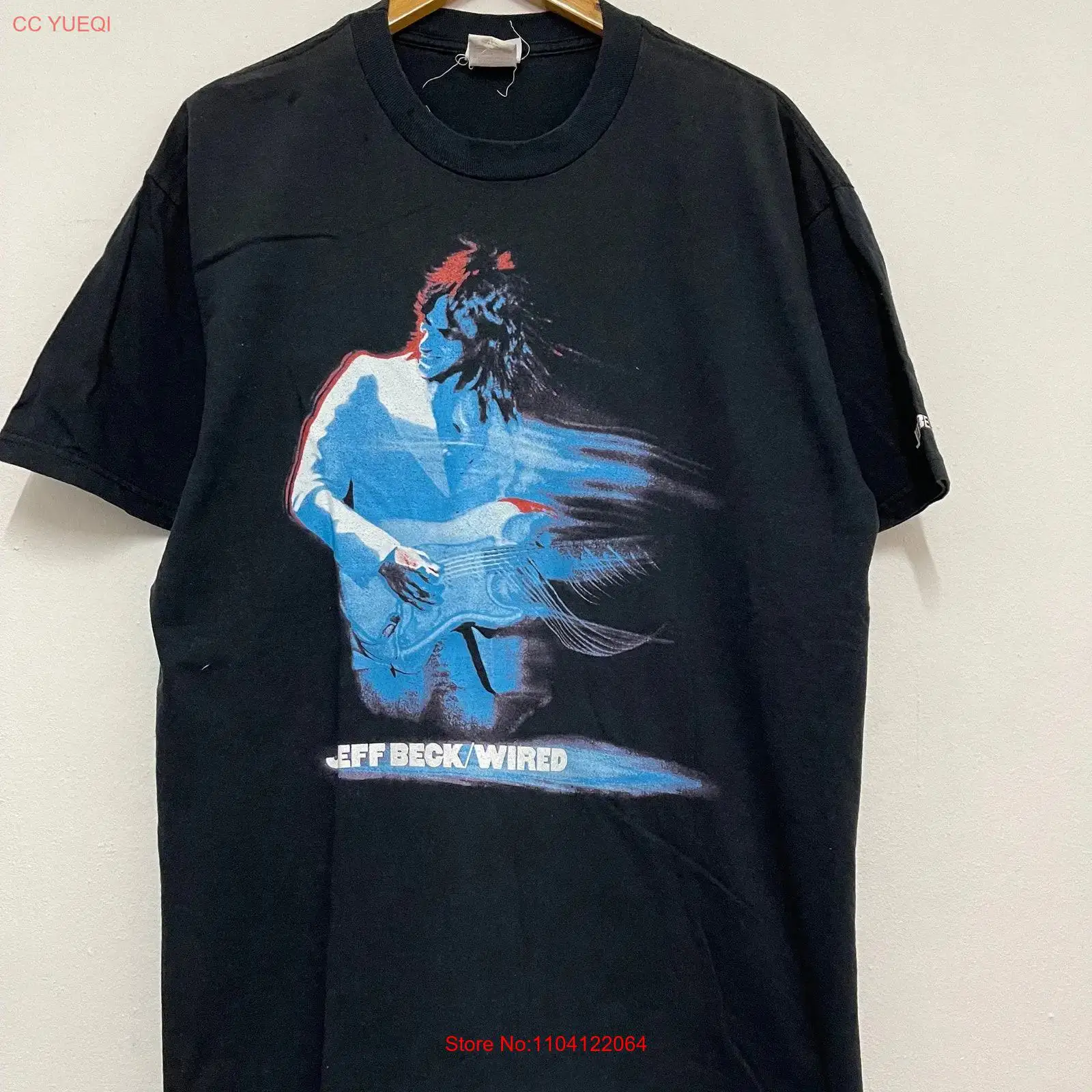 Kaos Vintage Y2K Jeff Beck Wir - Vintage Fashion Japan ulasan dan harga