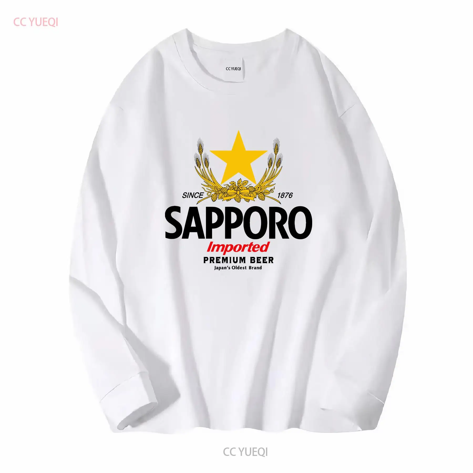 SAPPORO Kaus Bir Jepang Pabrik - Vintage Fashion Japan ulasan dan harga