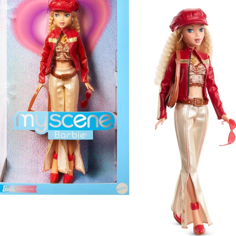 Tersedia Jaket Kulit Imitasi M - Vintage Fashion Barbie ulasan dan harga